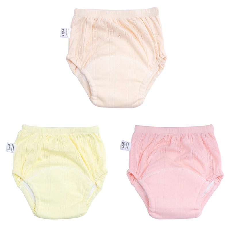 

3PCS/LOT Summer Candy Colors Newborn Training Pants Baby Short Washable Boys Girls Cloth Diapers Reusable Nappies Infant Panties