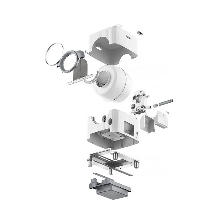 Высококачественный очень большой умный кошачий туалет самоочищающийся