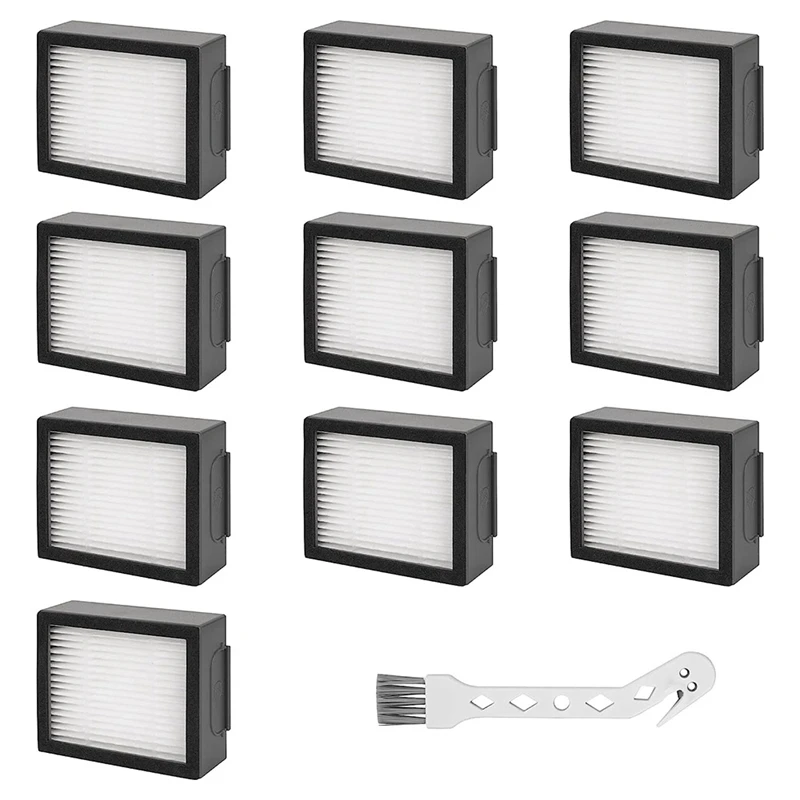 

10PCS Replacement HEPA Filter Cleaning Brush Filter Accessories For Irobot Roomba Combo J7+