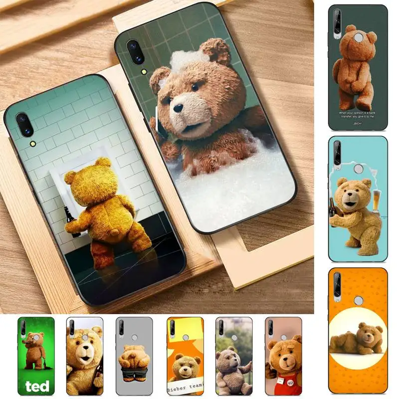 

Ted Bear Phone Case for Huawei Y 6 9 7 5 8s prime 2019 2018 enjoy 7 plus