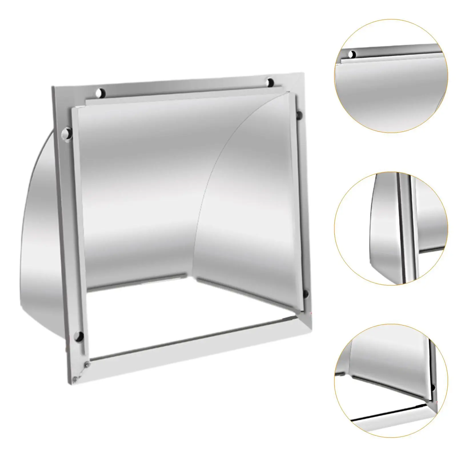 Dryer Vent Cover Wall Cap Exhaust for Kitchen Range Hood Vents Basement Workshop