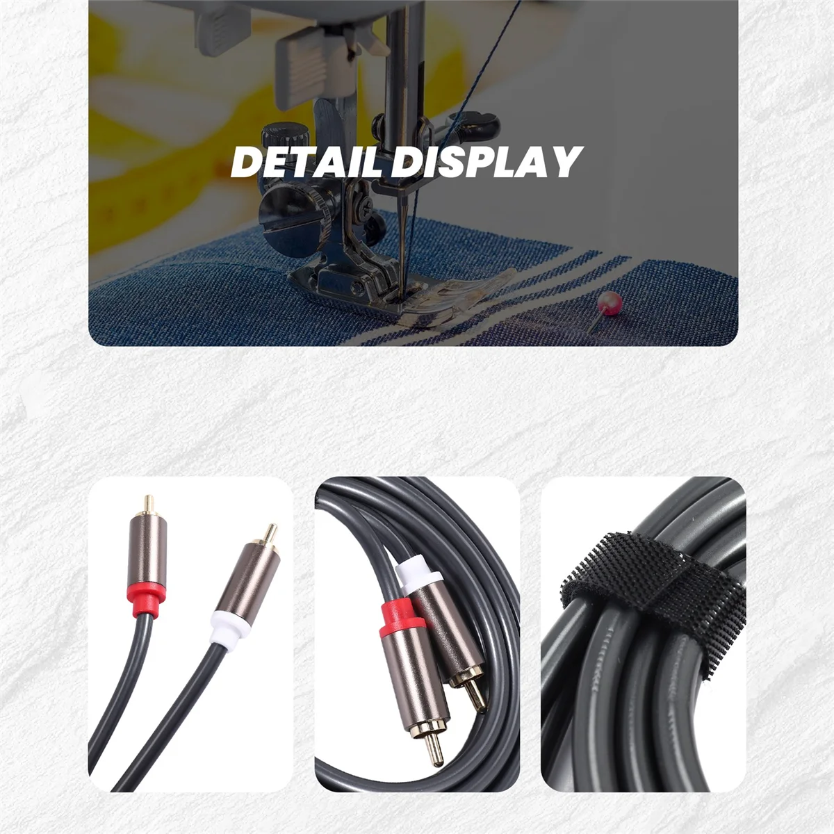 Направляющая с подвесным краем для промышленной швейной машины Juki Lu-1508 Lu-1510 Gb-6