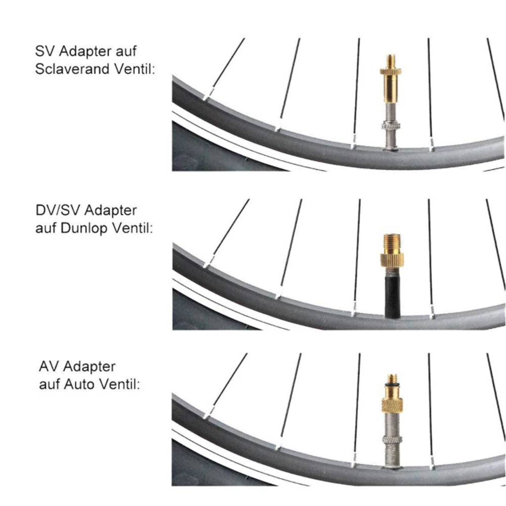 Комплект насадок для насоса 10 шт. Presta Schrader клапанная труба адаптеры велосипедных