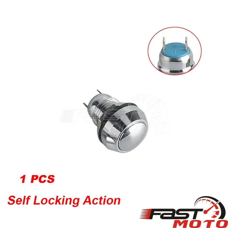 

Переключатель, внешний сигнал, переключатель для запуска поворота для Harley Sportster XL Touring, кнопка включения и выключения, Мгновенный Переключатель 12 мм, сброс питания