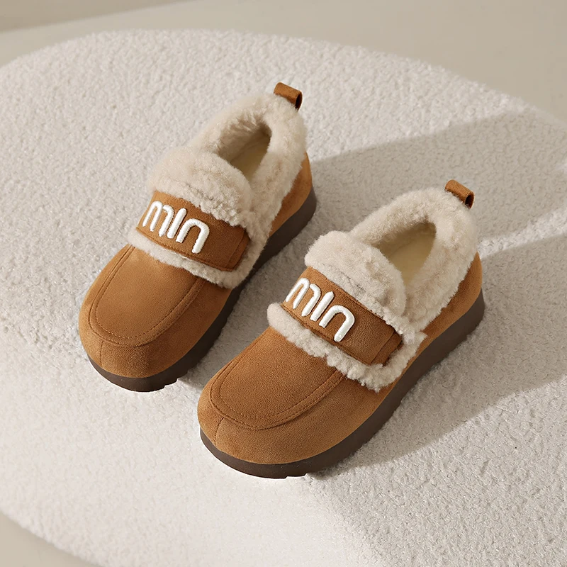 CRLAYDK модные зимние женские замшевые мокасины 2024 домашние лоферы без шнуровки на