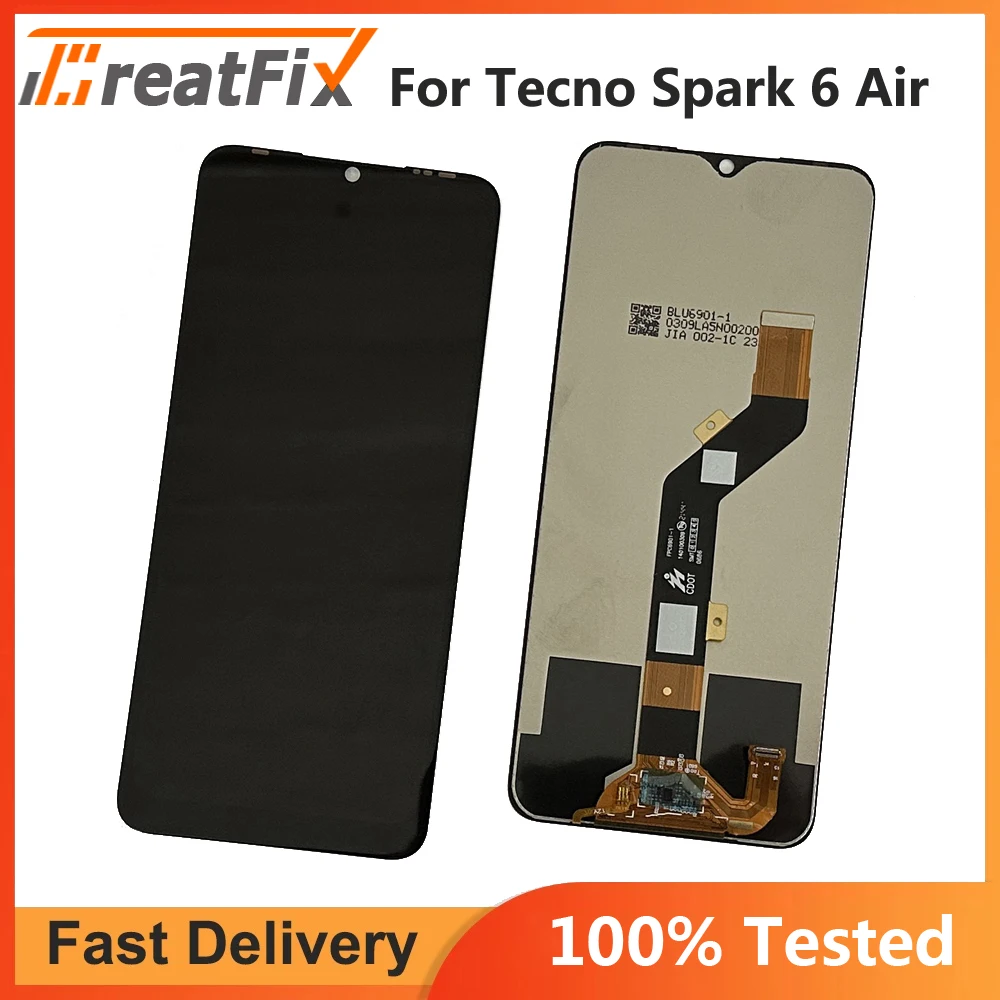 ЖК-дисплей 7 0 дюйма для Tecno Spark 6 Air KE6 KE6j детали замены ЖК-датчика Spark6Air