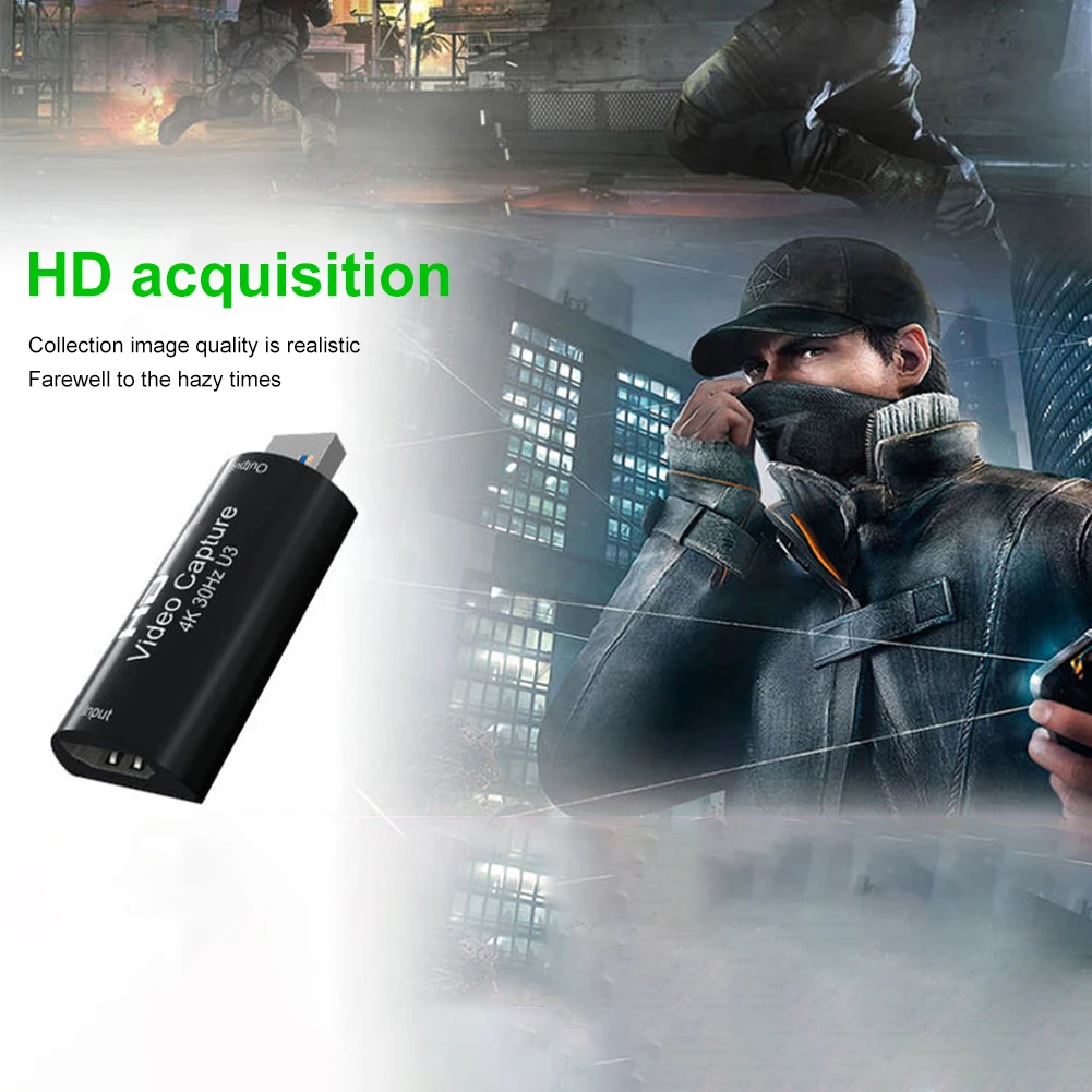 

Видеорегистратор 4K, 30 Гц, HDMI-совместимый, USB 3,0