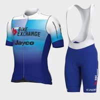 2022 bike exchange cycling team jersey bike shorts 9d bib set ropa ciclismo mens mtb summer bicycling maillot bottom clothing