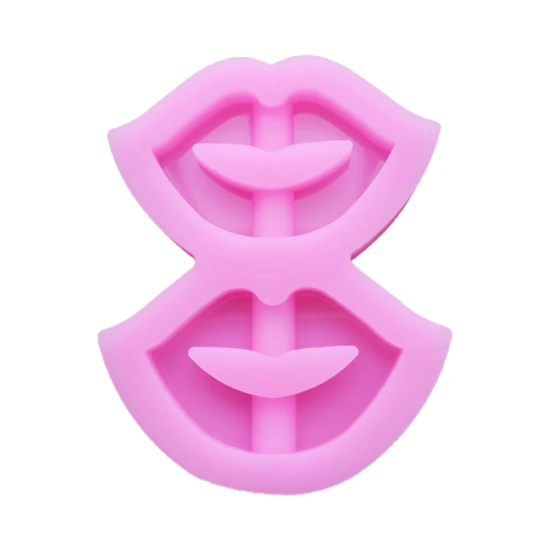 

DIY Lips Straws Topper Casting Silicone Mould Crafts Jewelry Making Tool Shiny Handmade Epoxy Resin Mold
