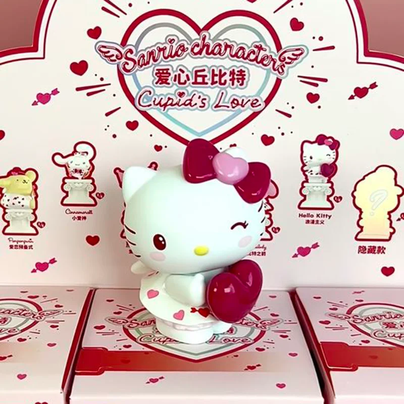 Милый мультфильм Sanrio Family Cupid'S Love Series слепая коробка Куроми кукла украшения