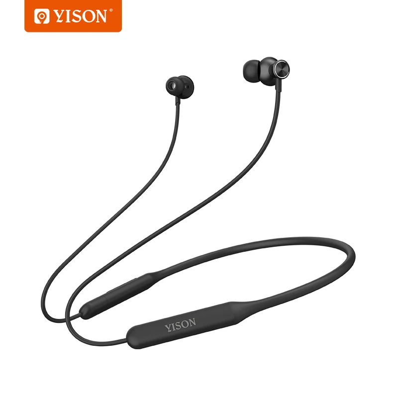 

Wireless Bluetooth V5.2 Headset Extra Bass Neckband Headphone Stereo Sound HIFI Earphone 30 Hours Playback with HD Mic YISON E20