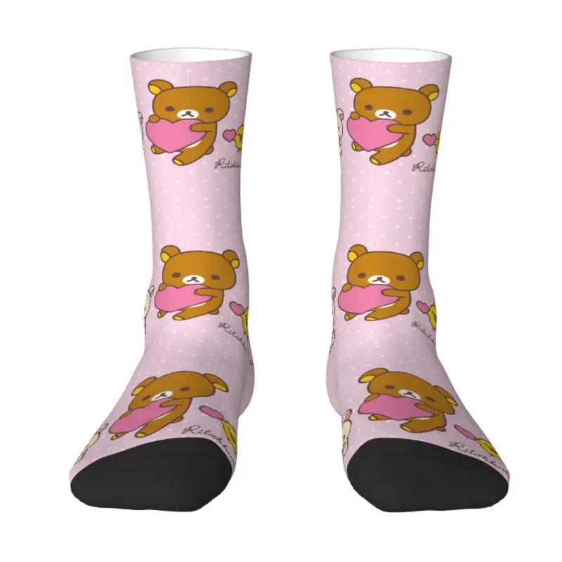 

Кавайный мультяшный медведь Rilakkuma Мужские Женские носки унисекс милые весенне-осенне-зимние носки