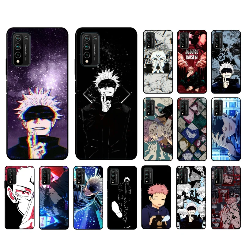 

Jujutsu Kaisen Yuji Itadori Satoru Gojo Case for Huawei Honor 50 10X Lite 20 7A 7C 8X 9X Pro 9A 8A 8S 9S 10i 20lite 7X 10 lite