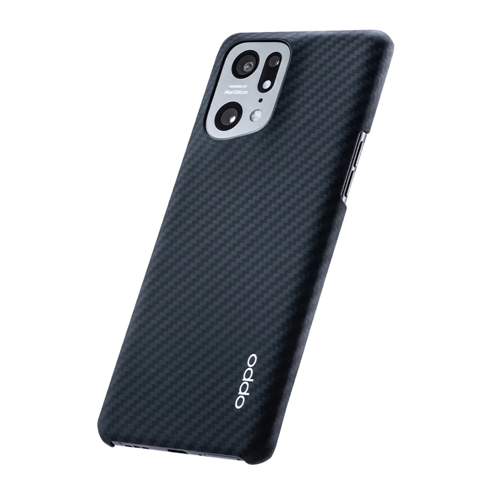100% Original OPPO Find X5 Pro Case Carbon Fiber Case Ultra Thin Protective Ice Skin Karbon Cover For OPPO Find X5 Pro Phone