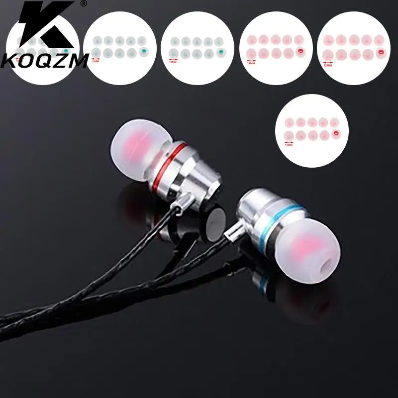 

10Pcs/lot In-Ear Earphone Covers Cap Layer Silicone Replacement Earbud Bud Tips Earbuds Eartips Earplug Ear Pads Cushion