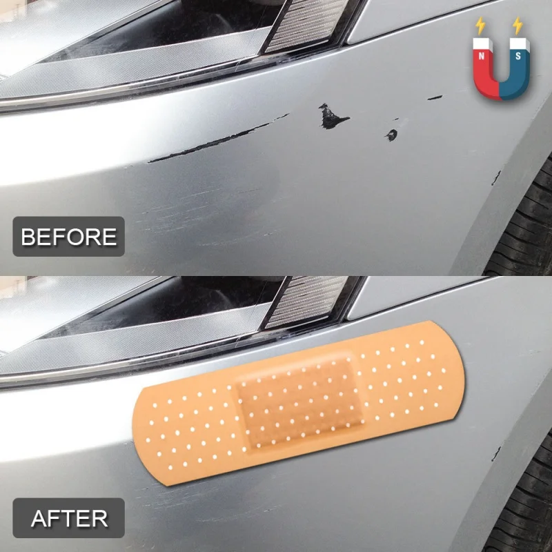 

[Home Decorations] Ct056 Creative Magnetic Band-Aid Patch Personality Car Decoration Sticker Three-Dimensional Self-Priming PVC