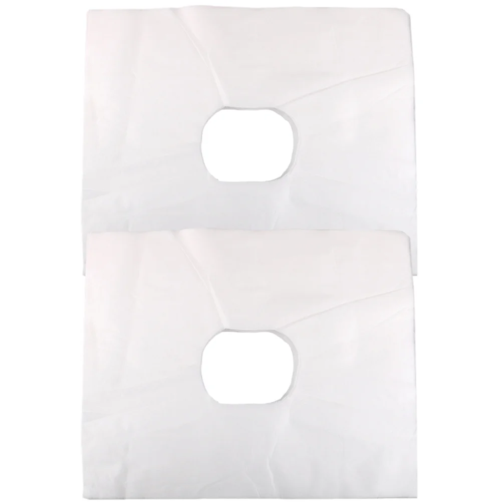 

200pcs Disposable Headrest Covers Massage Headrest Pads Salon Face Pillow Cushions