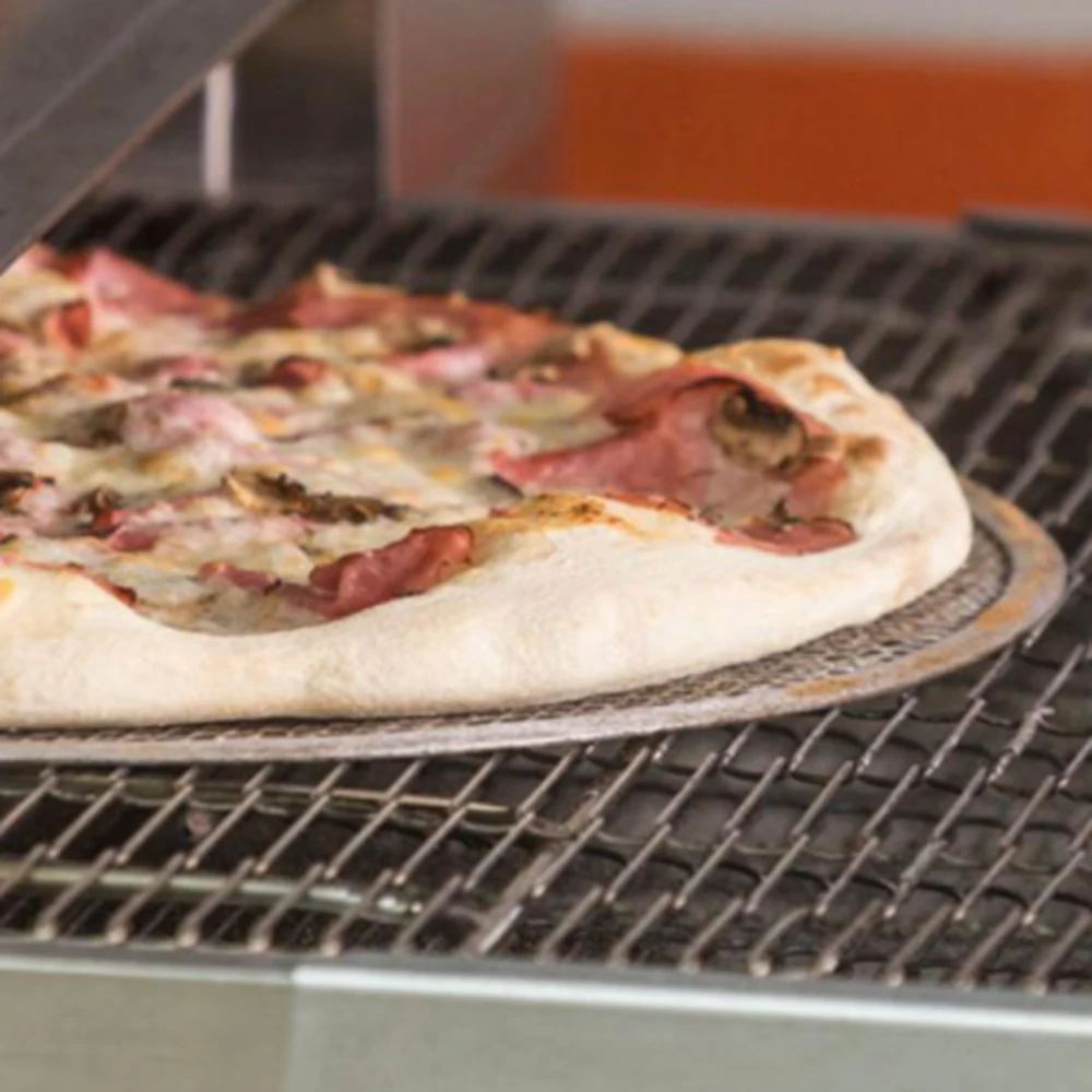 Pizza Pan Aluminum Thicken Non-stick Net Round Mesh Bake Tray Kitchen Tool Bakeware |