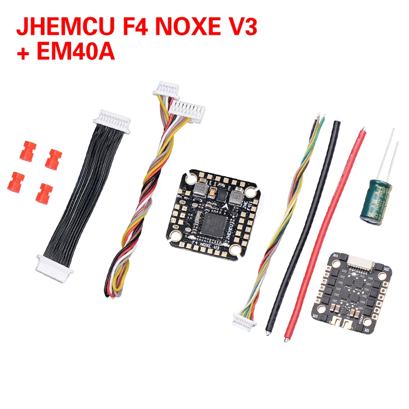 

JHEMCU GHF411AIO BMI F4 OSD Flight Controller Built-in 4 in1 40A BLheli_S 2-6S Lipo Brushless ESC For Toothpick Drone FPV Racing