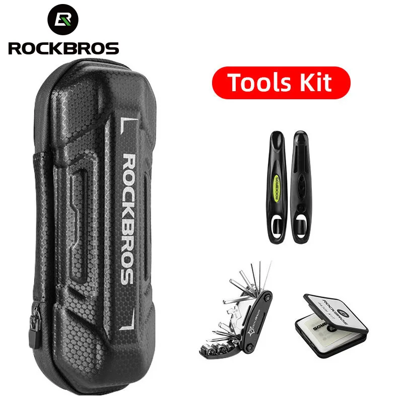 

ROCKBROS Bike Tools Kit Multifuctional Tools Set Pump Tire Repair Kits Storage Bag Bicycle Mantainance Kits Bicycle Accessories