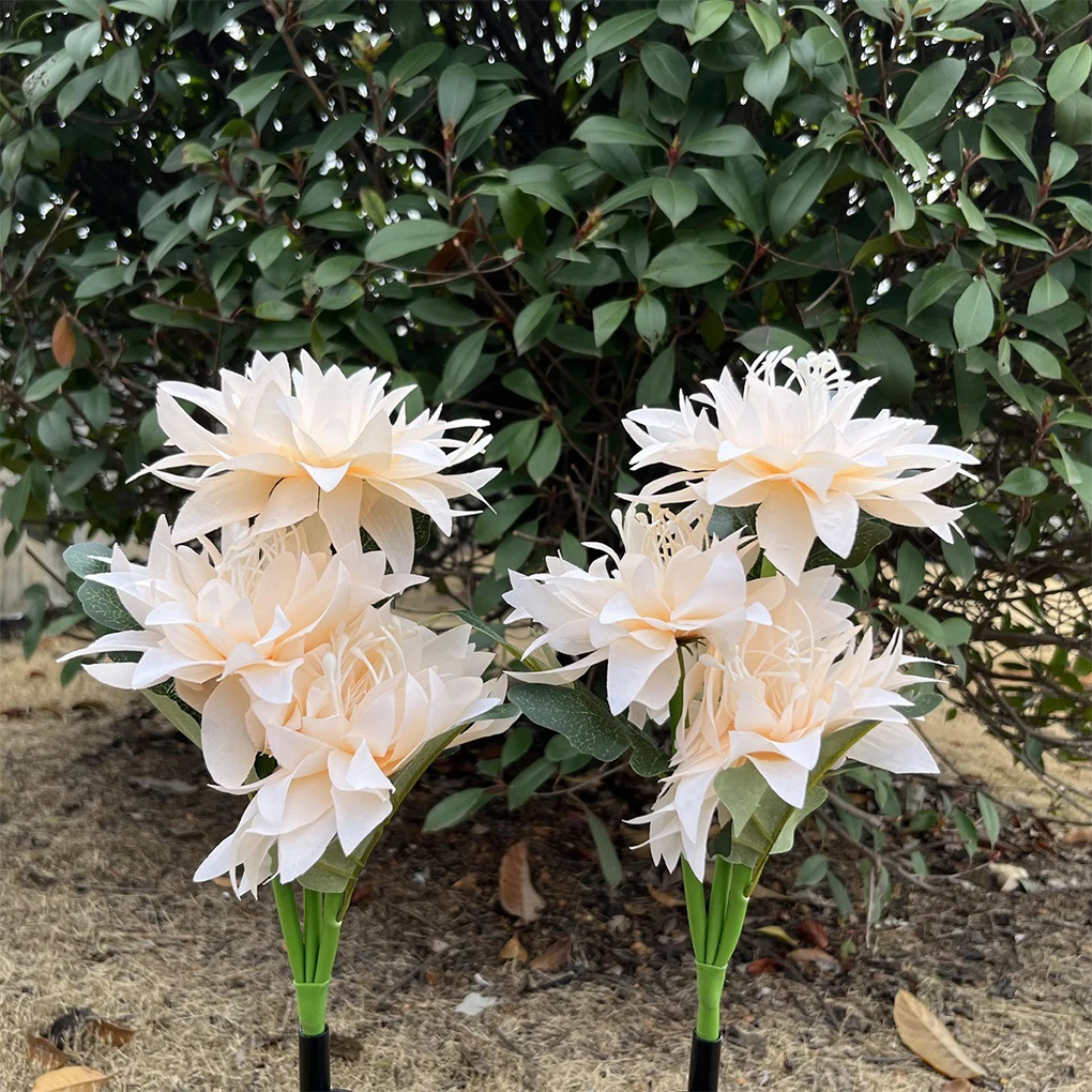 Фонарь Далия пиона на солнечной батарее фонарь для газона двора наружной