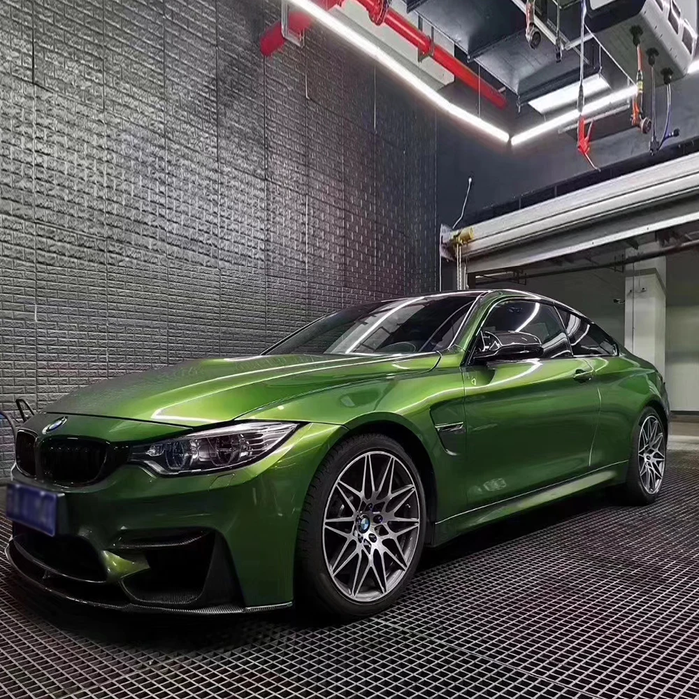 TSAUTOP 1 52*18m PET Line Mamba зеленая супер глянцевая фотобумага для автомобиля