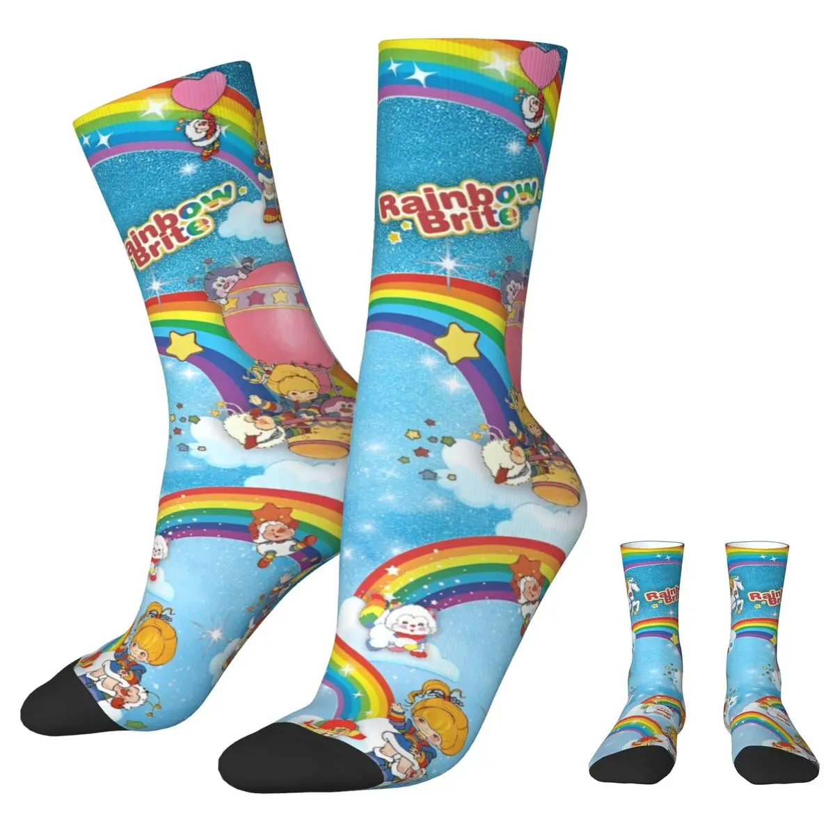 Носки Rainbows Brites модные чулки для взрослых и мужчин высококачественные носки
