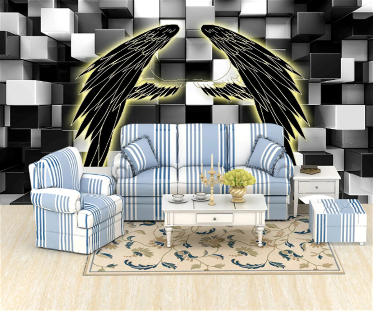 Customized 3D field tooling wallpaper of any size European and American game halls Internet cafes e-sports background |