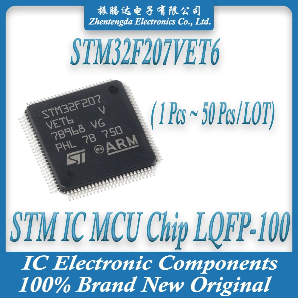 STM32F207VET6 STM32F207VE STM32F207V STM32F207 STM32F STM32 STM IC MCU Chip LQFP-100 | Электронные компоненты и