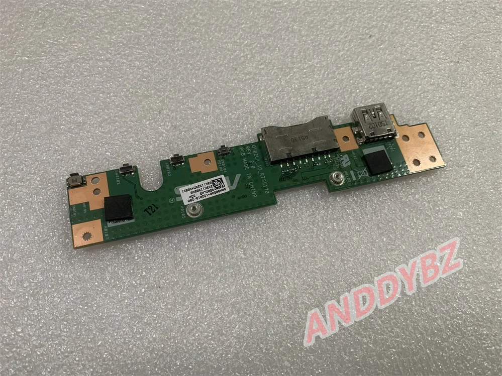 Справжня плата Q502LA IO RTS5170 REV2.0 60NB0580-IO2010 для ASUS Q502 Q502L Q502LAB Кнопка живлення USB-карта