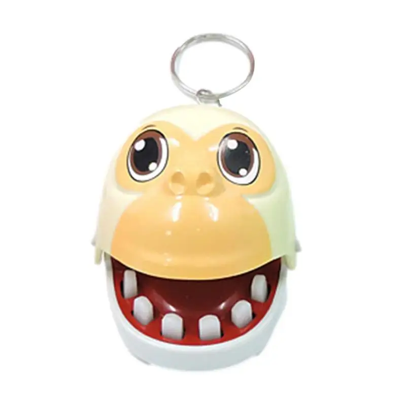 

Cute Cartoon Keychain Funny Keychain Pumpkin Shark Dinosaur Kids Accessories Finger Biting Toy For Girls Boys Children Kids