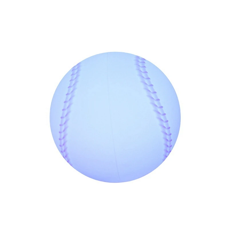 

Night Light Tennis Colour Changing LED Silicone Lights with Remote USB Chargeable Nightlights for Childrens Kids