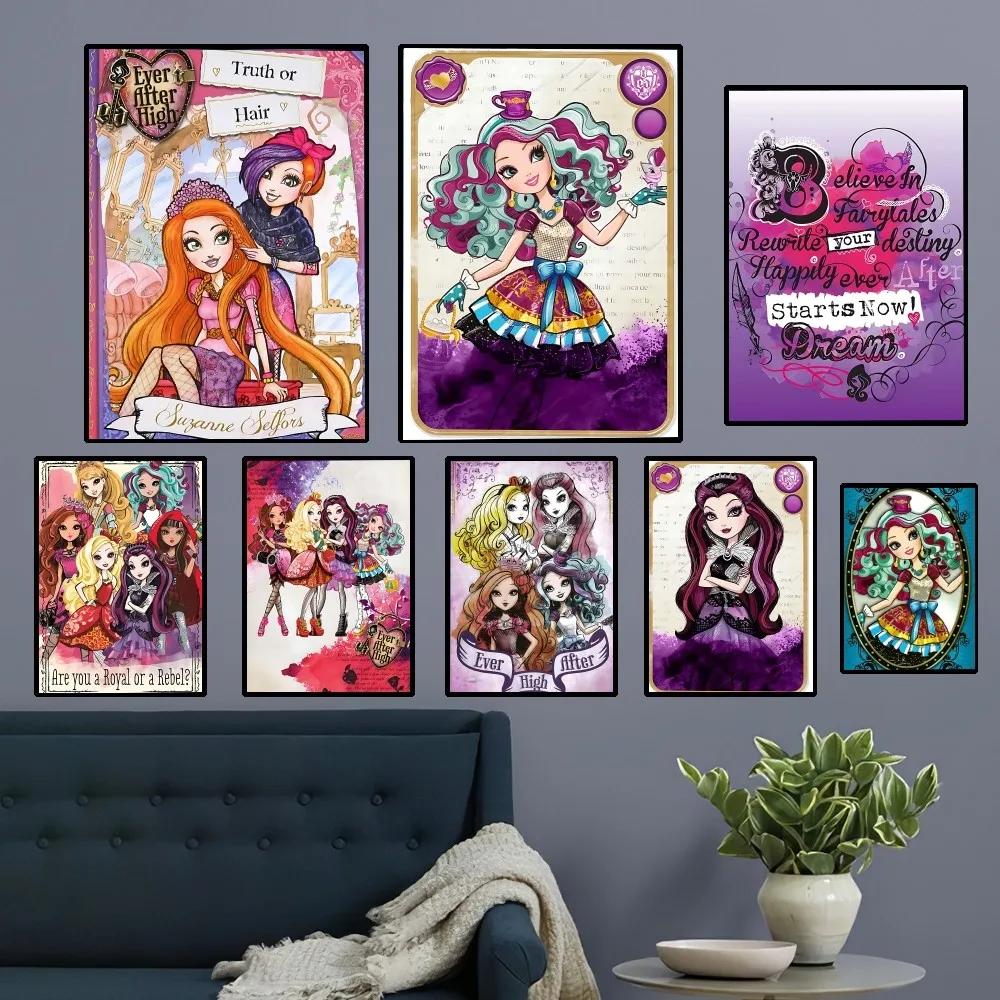 Волшебный постер E-Ever After H-High крафт-бумага винтажный настенная живопись