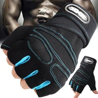 unisex gym gloves heavyweight sports exercise weight lifting gloves half finger body building training sport workout gloves m xl