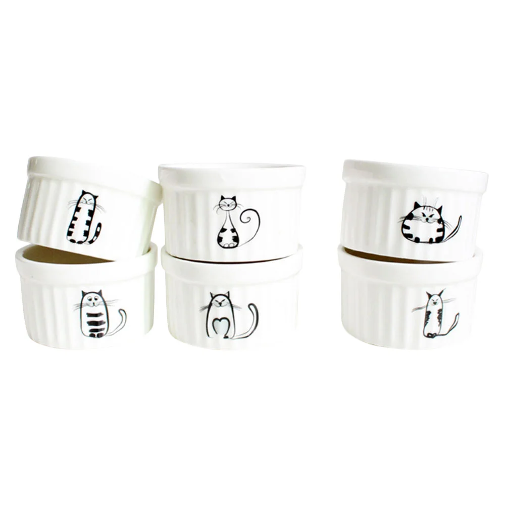 

Bowl Ceramic Baking Dessert Bowls Puddingfruit Serving Ramekins Cup Molds Salad Cups Porcelain Dishes Egg Sauces Sauce Cake Dish