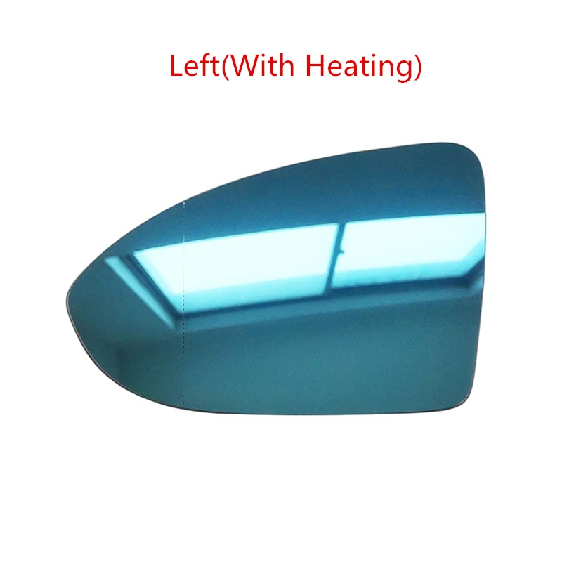 

Стекло бокового зеркала для VW Golf 7 MK7 GTI R-line Touran 2016-2021 Jetta MK7 Модель США 2019-2023 Синяя линза зеркала заднего вида с подогревом