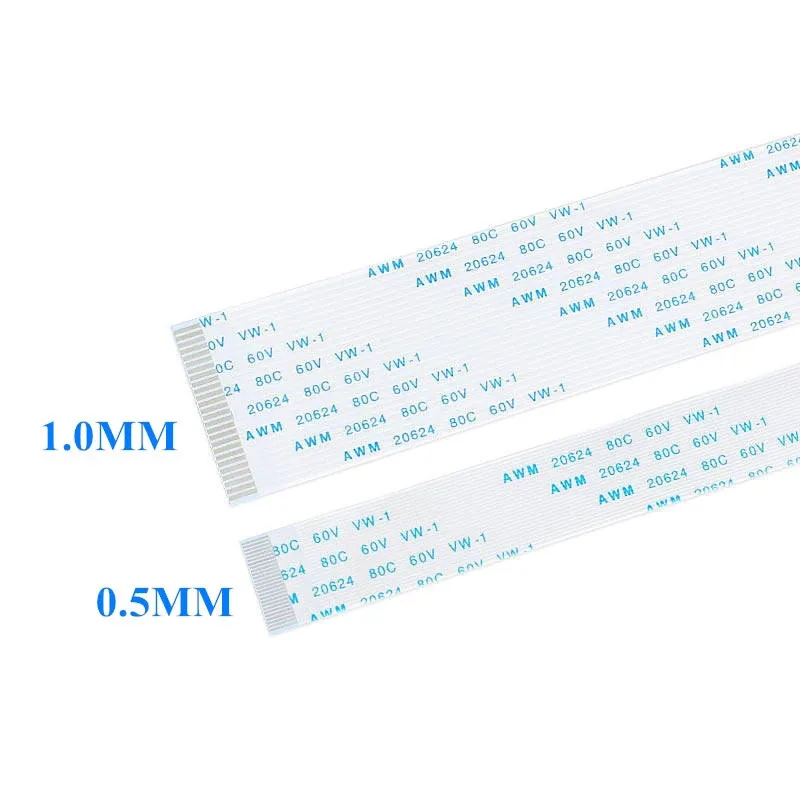 10 шт плоский гибкий кабель FFC FPC LCD AWM 20624 80C 60V Φ 1 0 мм 20/22/24/26/28/30/32/36/34/40/45/50/54/60 Pin |