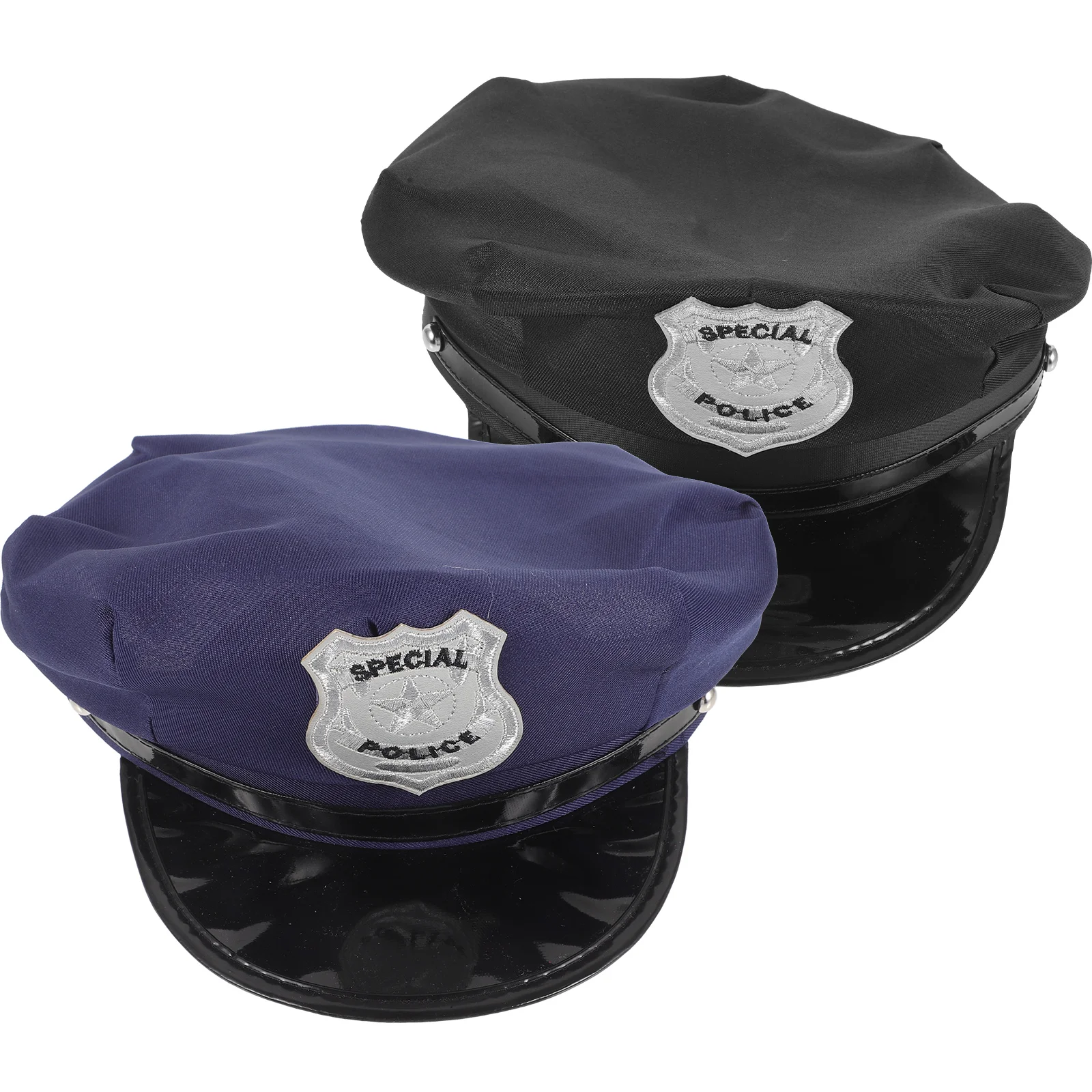 Полицейская кепка из 2 предметов синяя шляпа аксессуары для косплея полицейские