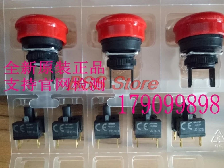 

A165E-S-02 SCRAM Button Original Delivery Brand New