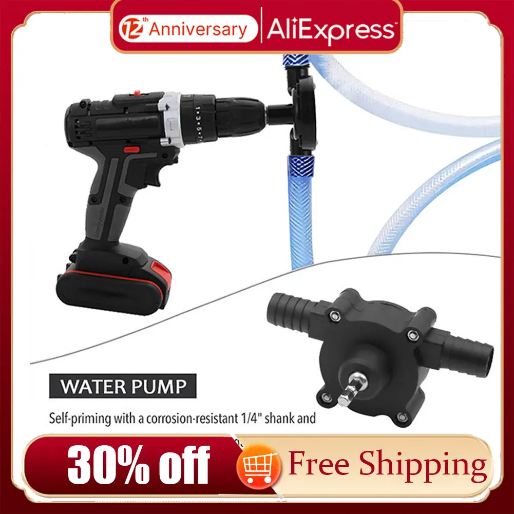 

Портативный Электрический дрель, насос для дизельного масла, жидкости, воды, миниатюрный ручной самовсасывающий насос для перекачки жидкос...