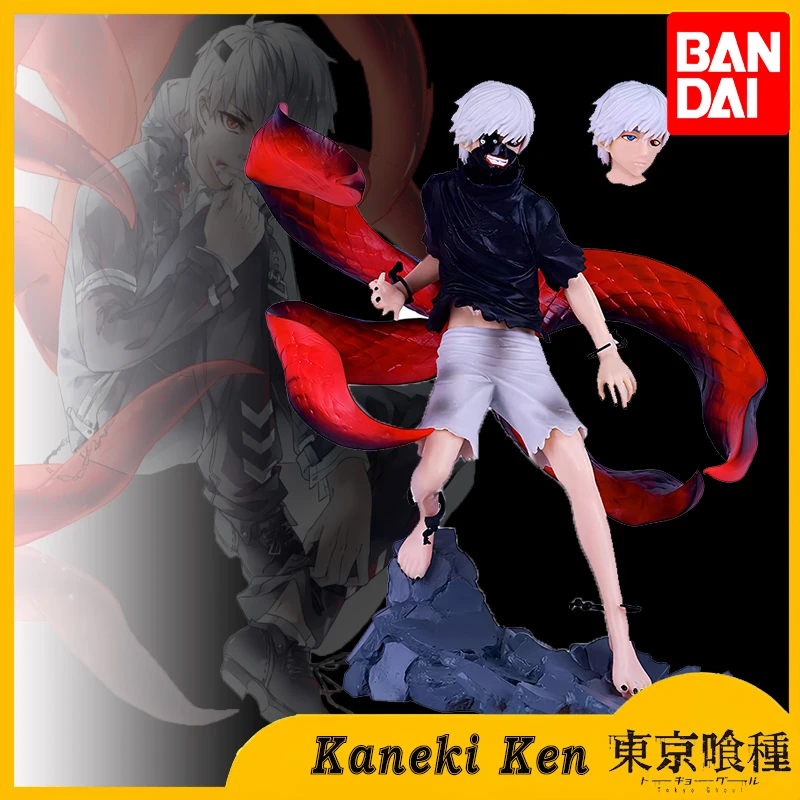 

BANDAI Tokyo Ghoul Figure Kaneki Ken Touka Kirishima PVC Action Figure Kaneki Ken Awakening Figurine Generation Dark Jin Muyan