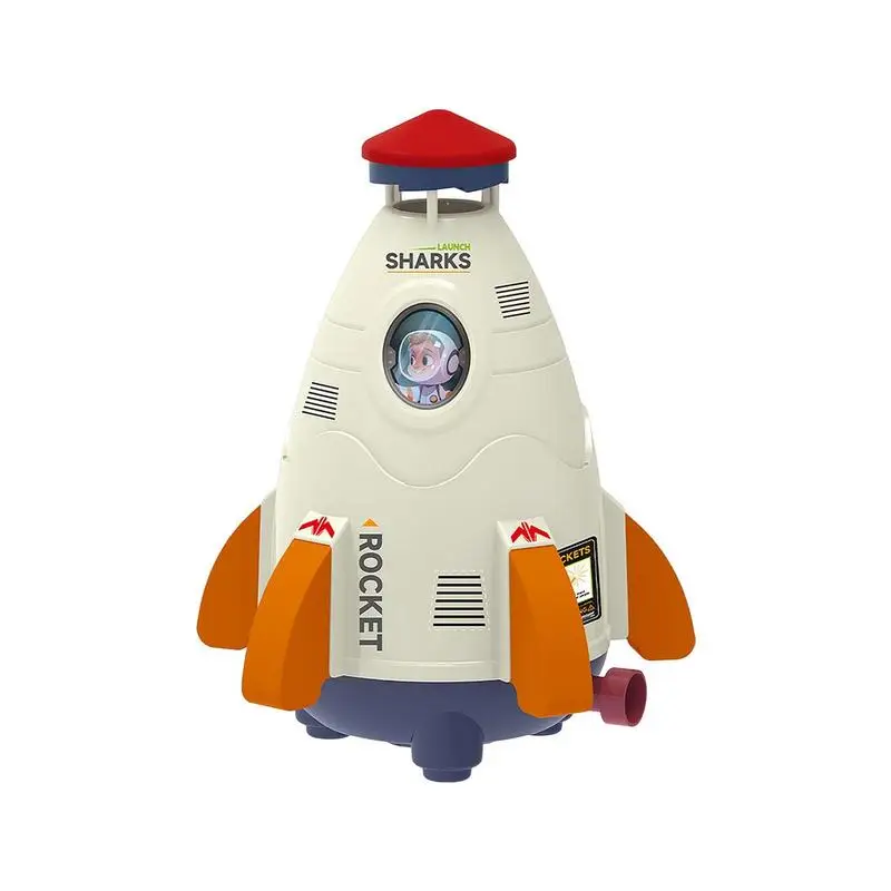 

Rocket Sprinkler For Kids 360 Degree Rotation Rocket Sprinkler Toy Stably Suspended Backyard Spinning Sprinkler Toy Splashing