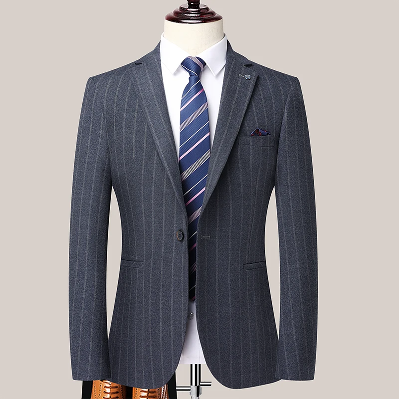 

2023High-end new boutique men (suit + trousers) fashion casual handsome business trend wedding party British dress two-piece set