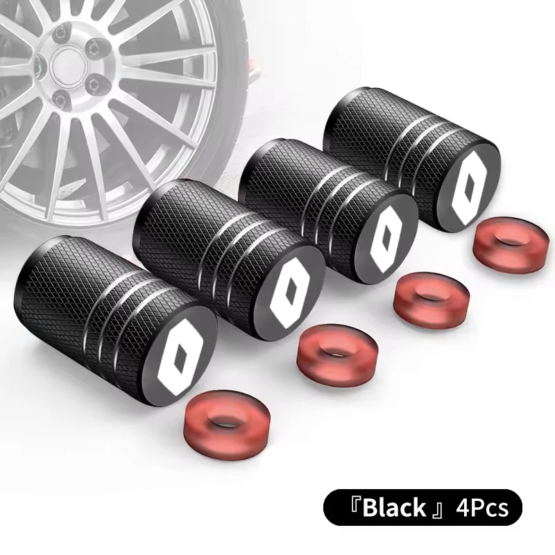 

4 шт. колпачки для клапанов автомобильных колес с логотипом, пылезащитный чехол, аксессуары для Renault Megane 2 3 4 Twingo Clio Talisman Captur Trafic Kwid Scen