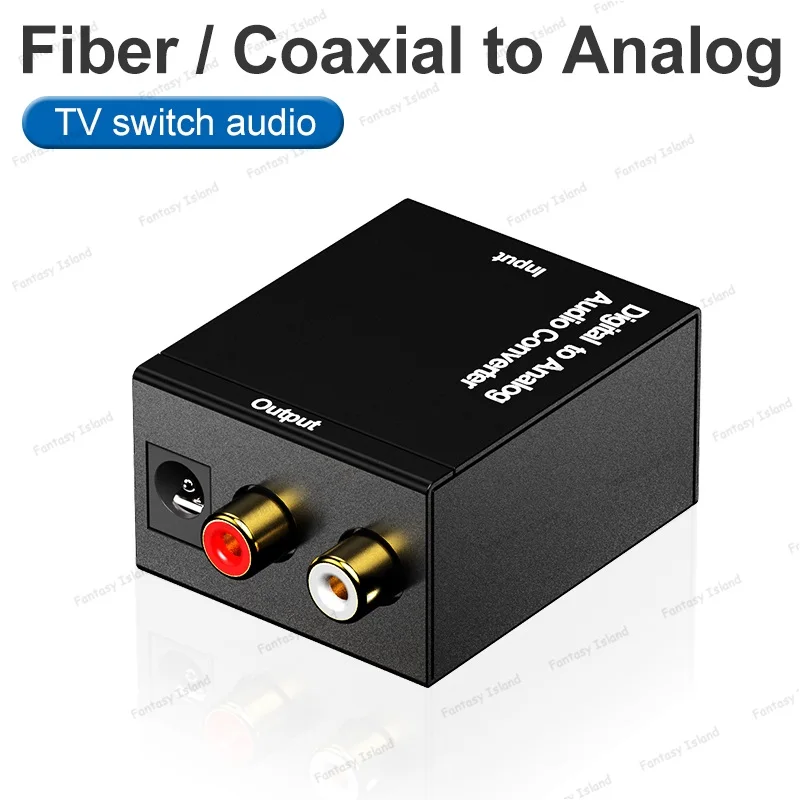 HW-01DA Digital to analog audio converter dual chip fiber coaxial signal analog to digital decoder