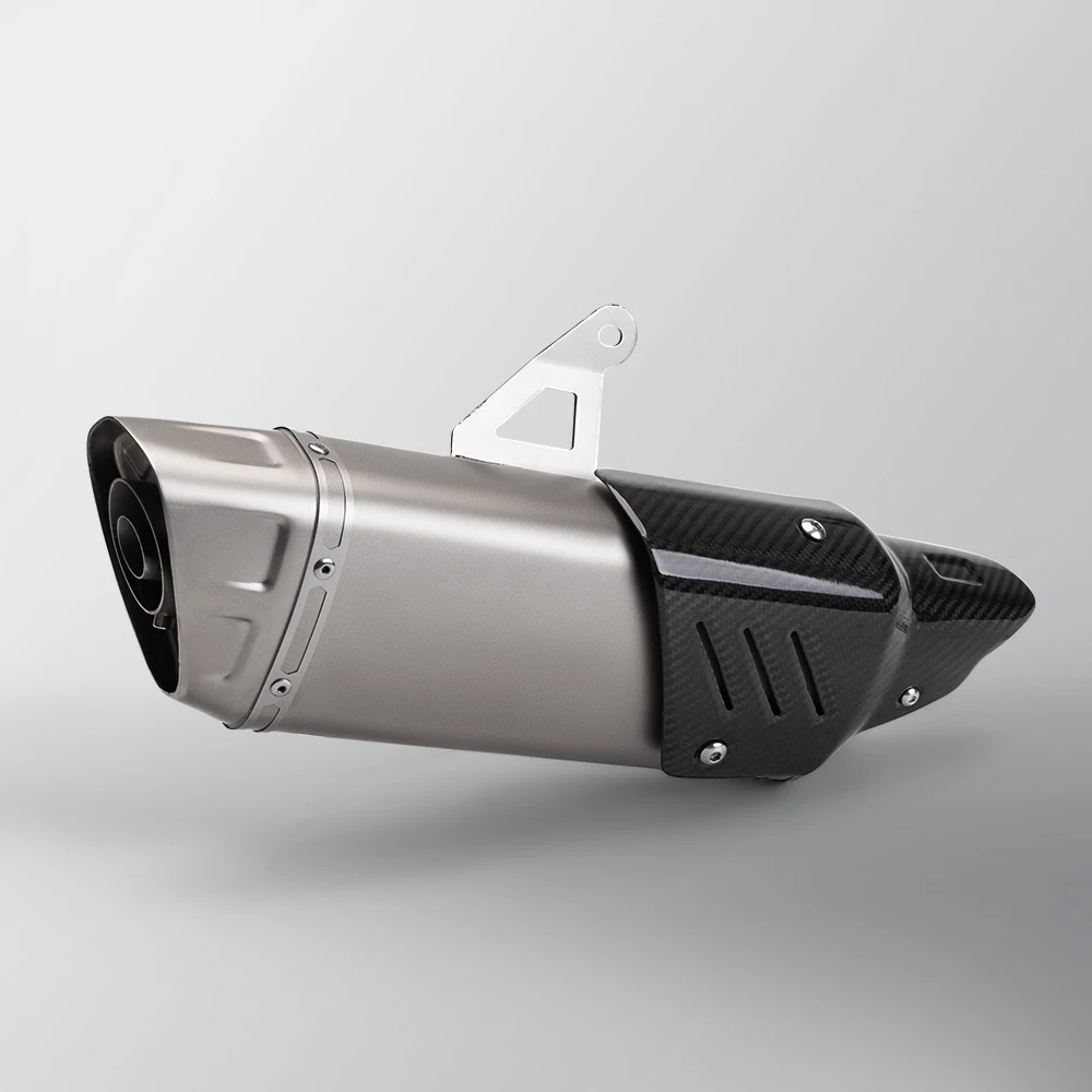 

Для YAMAHA YZF-R7 мотоциклетный глушитель из нержавеющей стали с карбоновой крышкой, интерфейс 51 мм, надеваемый глушитель, модифицированный комплект хвостовой трубы