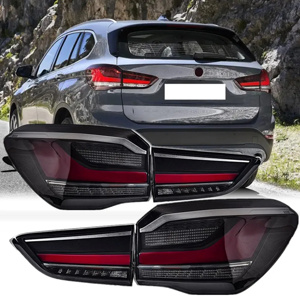 

Автомобильные задние фонари для BMW X1 светодиодный, задние фонари 2016-2021 F48 F49, задние фонари DRL, динамический сигнал, задние фонари Plug And Play
