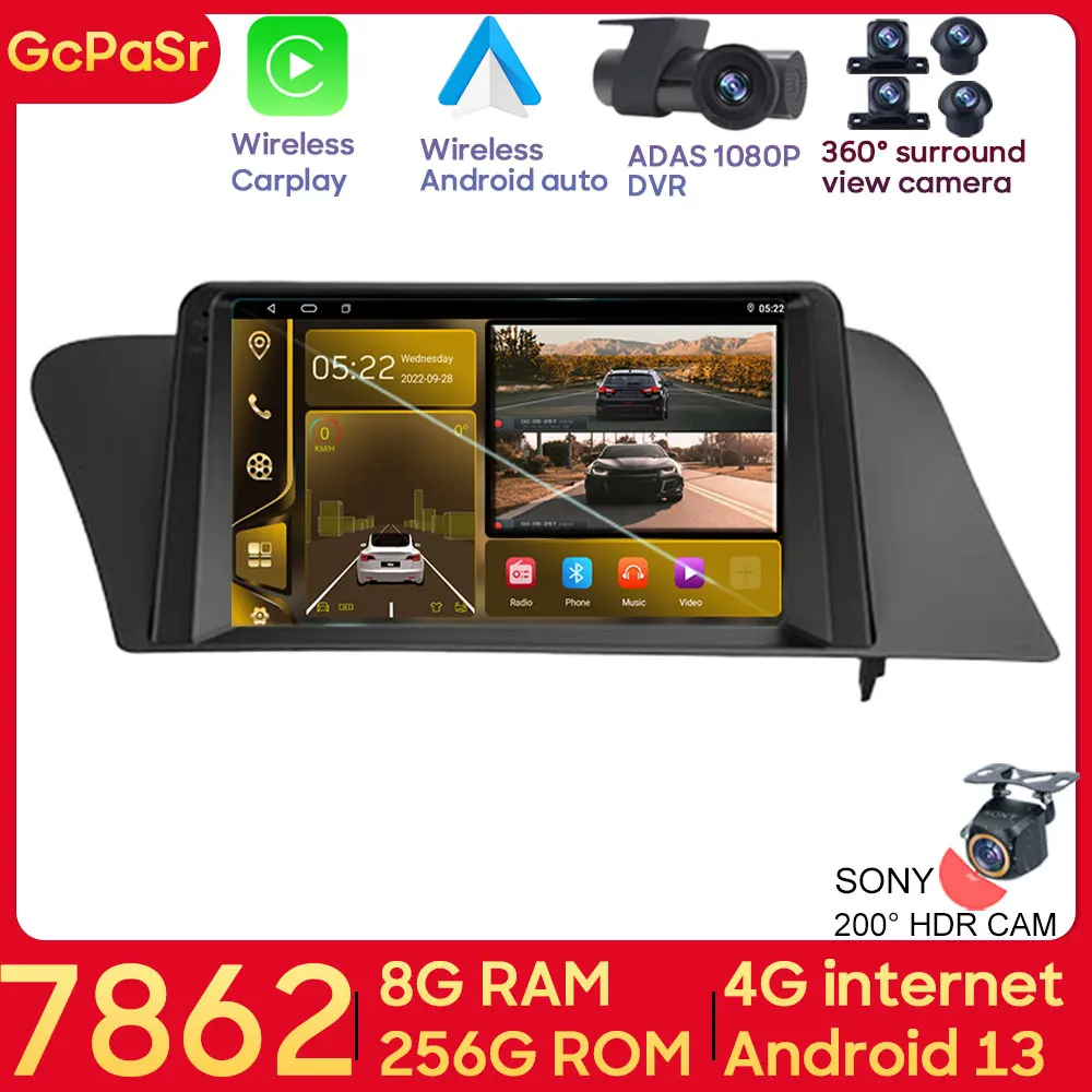 

7862 Android Auto For Lexus RX270 RX350 RX450h AL10 III 3 2008-2015 Navigation GPS Car Radio Player Carplay 5G Wifi NO 2din DVD
