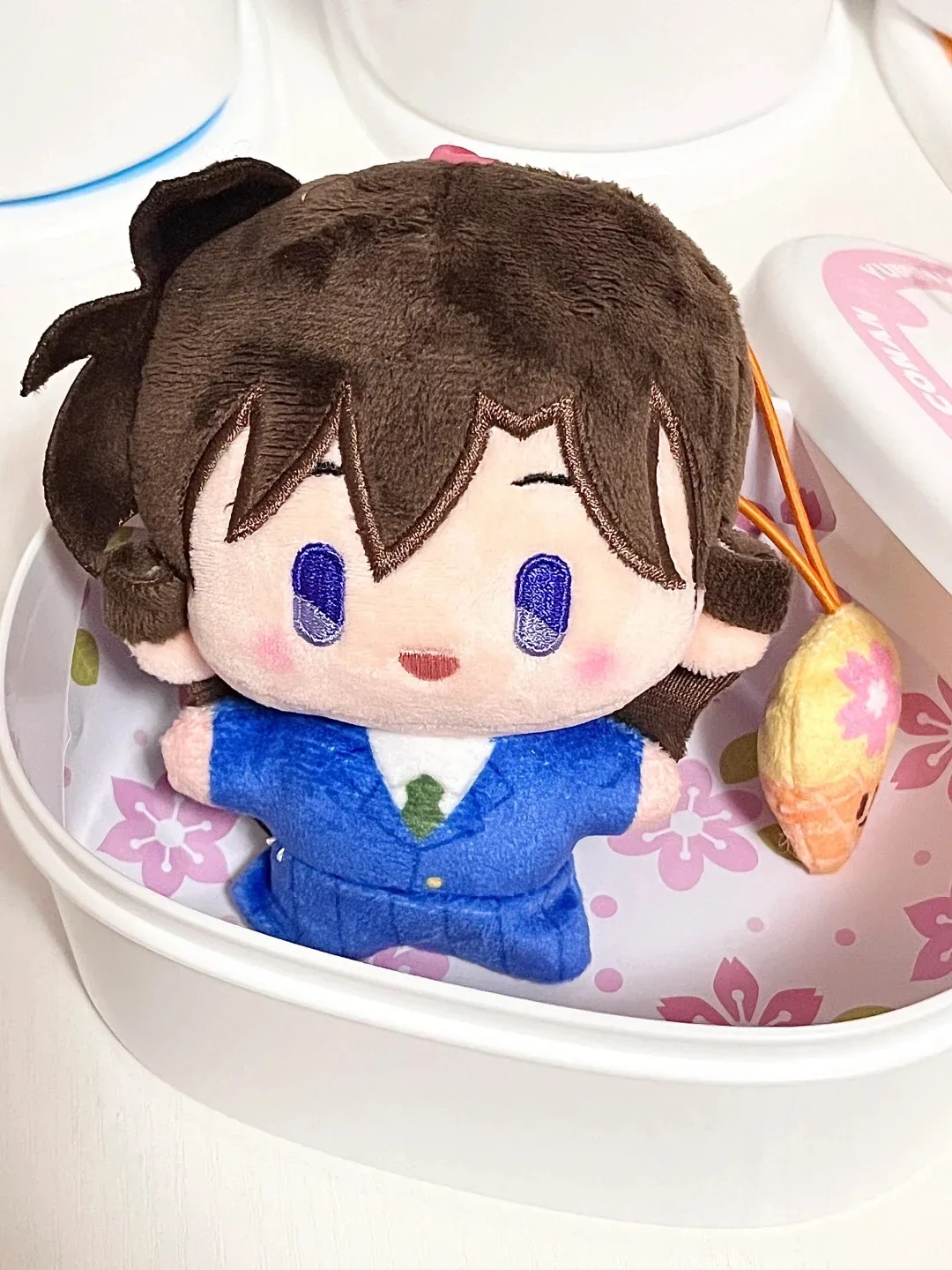 Оригинальный детектив Conan Cafe глухая коробка плюшевые игрушки Bento кулон Аниме