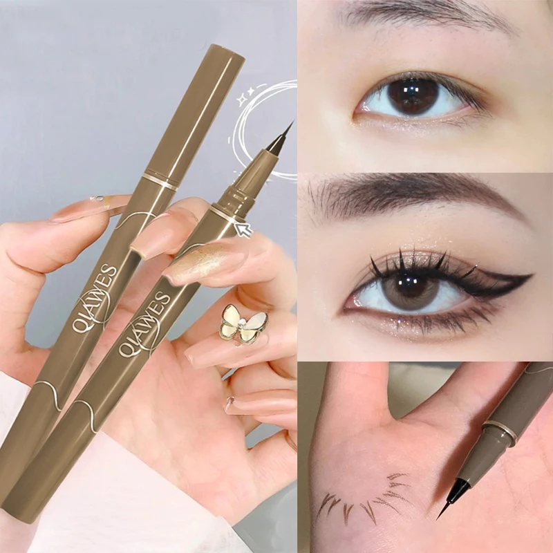 

Waterproof Quick Dry Liquid Eyeliner Sweatproof Anti-oil Smudge-Proof Long-lasting Black Eyeliner Pencil Beauty Eyes Makeup Tool